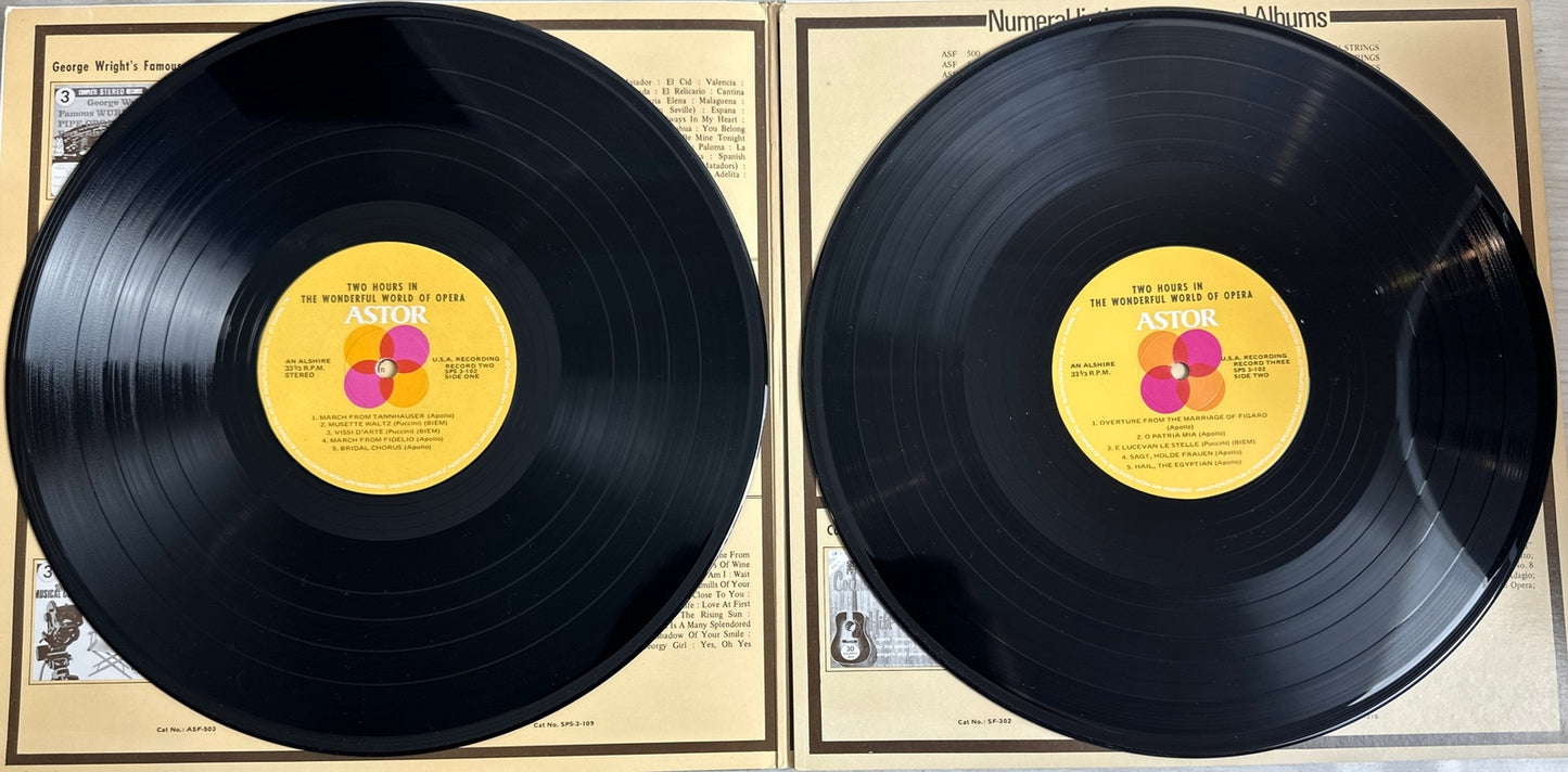 Two Hours In The Wonderful World Of Opera 3 - 12" Vinyl Record 4026