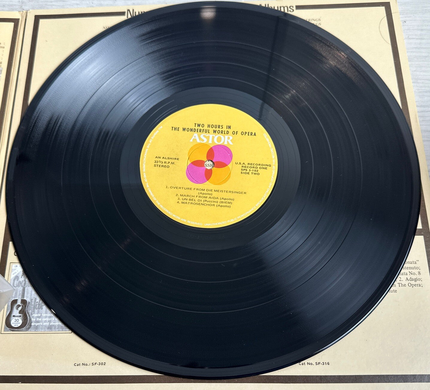 Two Hours In The Wonderful World Of Opera 3 - 12" Vinyl Record 4026