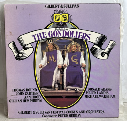 Gilbert And Sullivan - Highlights From The Gondoliers  - 12" Vinyl Record 3589