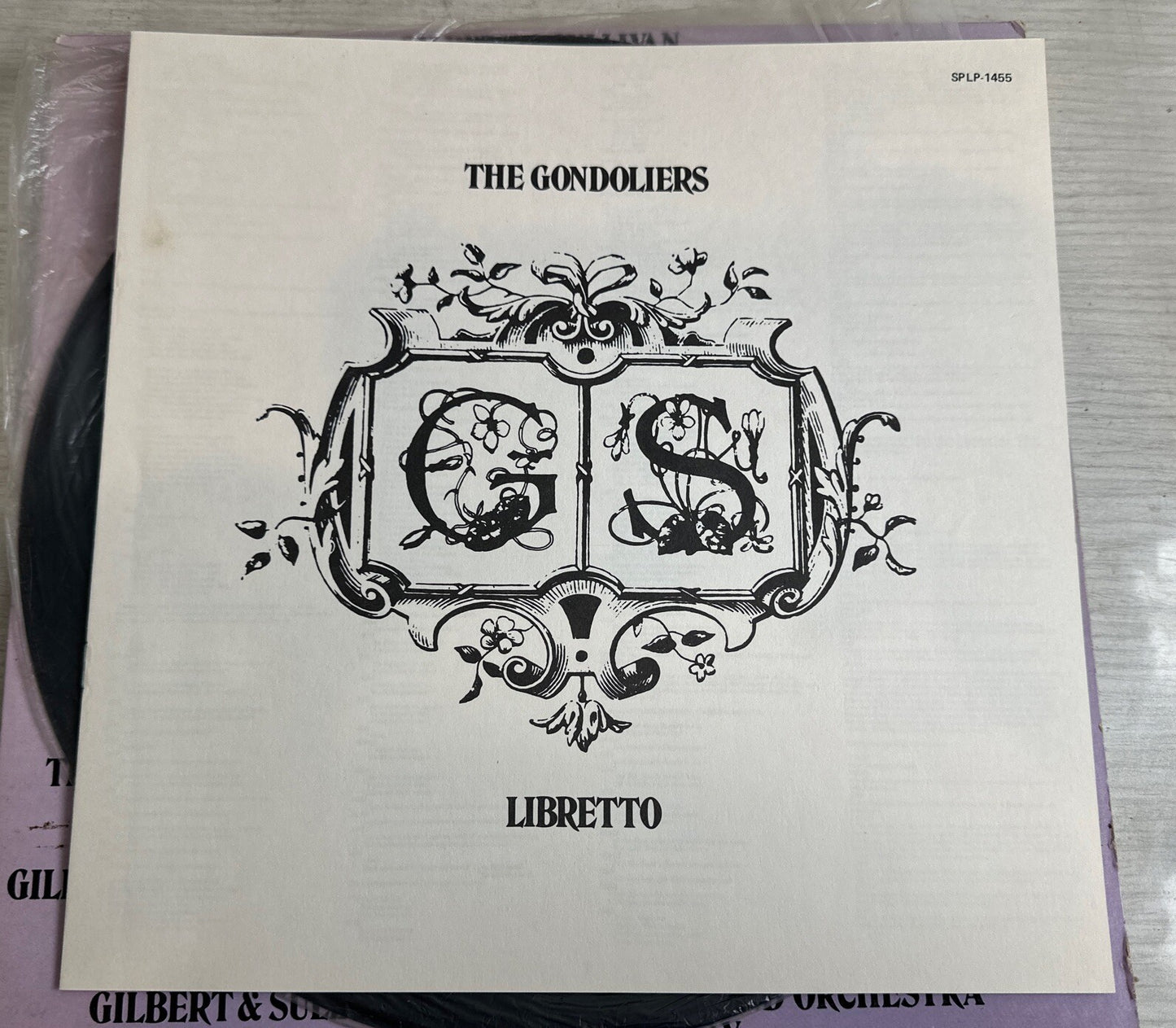 Gilbert And Sullivan - Highlights From The Gondoliers  - 12" Vinyl Record 3589
