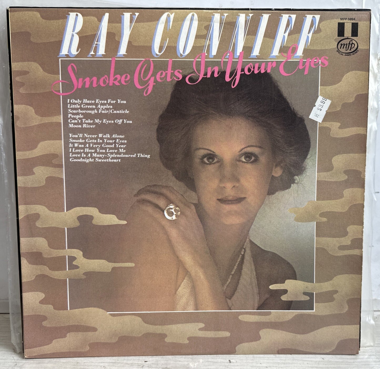RAY CONNIFF - SMOKE GETS IN YOUR EYES - 12" Vinyl Record 3587