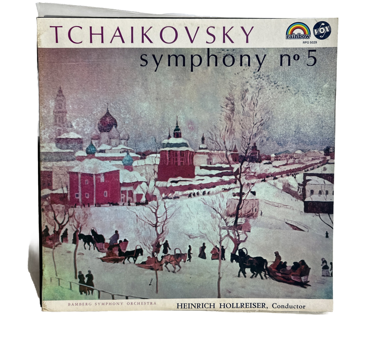 Tchaikovsky Symphony No 5 - Heinrick & Hollresiser - 12" Vinyl Record 4014