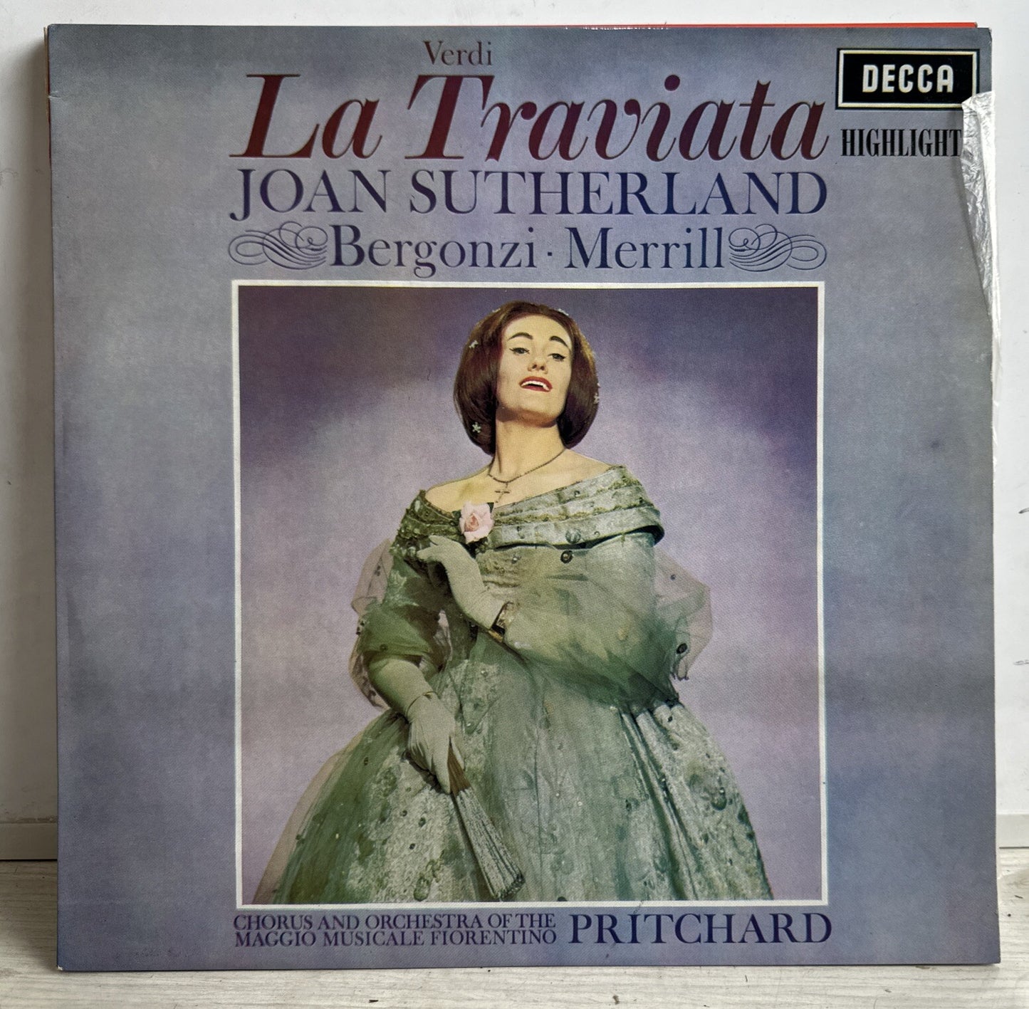 Joan Sutherland Verdi - La Traviata Decca  - 12" Vinyl Record 4010