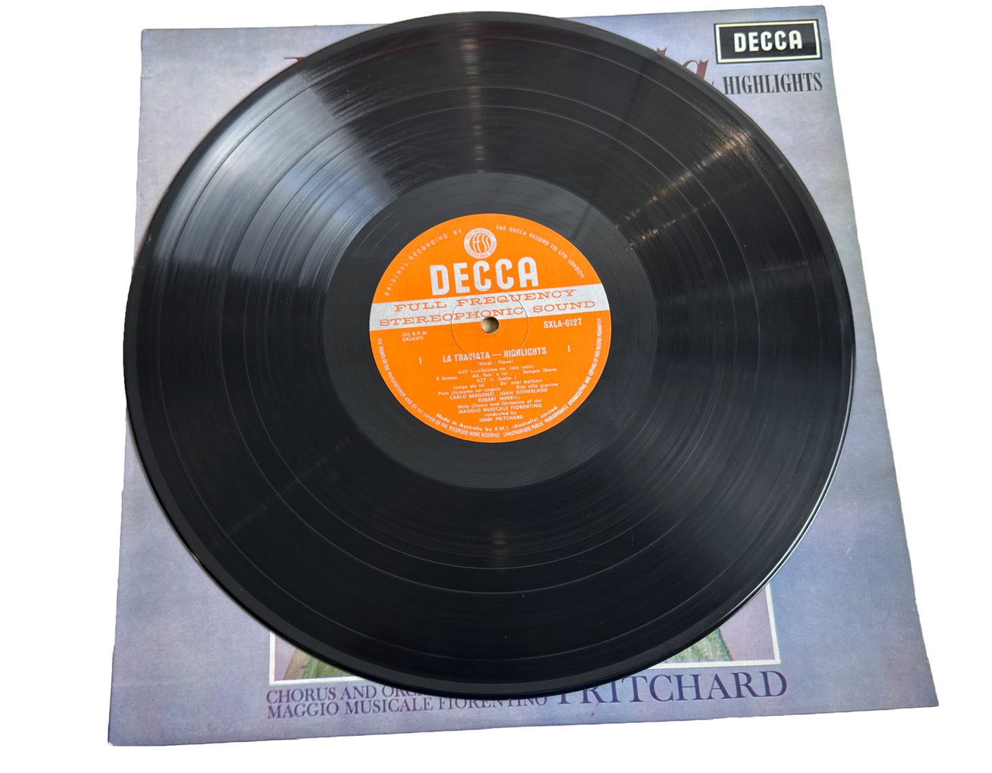 Joan Sutherland Verdi - La Traviata Decca  - 12" Vinyl Record 4010