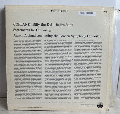 Billy The Kid (Suite From Ballet) - Aaron Copland- 12" Vinyl Record 3610