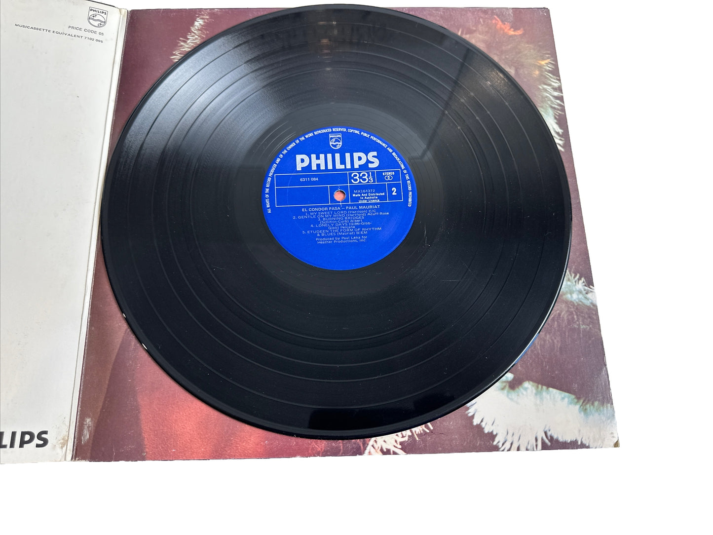 Paul Mauriat And His Orchestra - El Condor Pasa - 12" Vinyl Record 4019