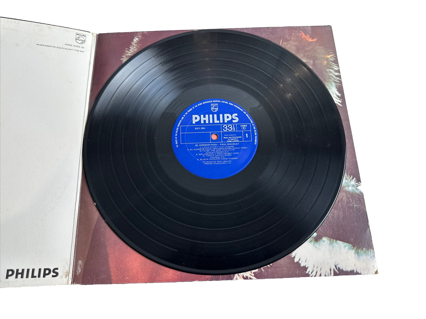 Paul Mauriat And His Orchestra - El Condor Pasa - 12" Vinyl Record 4019
