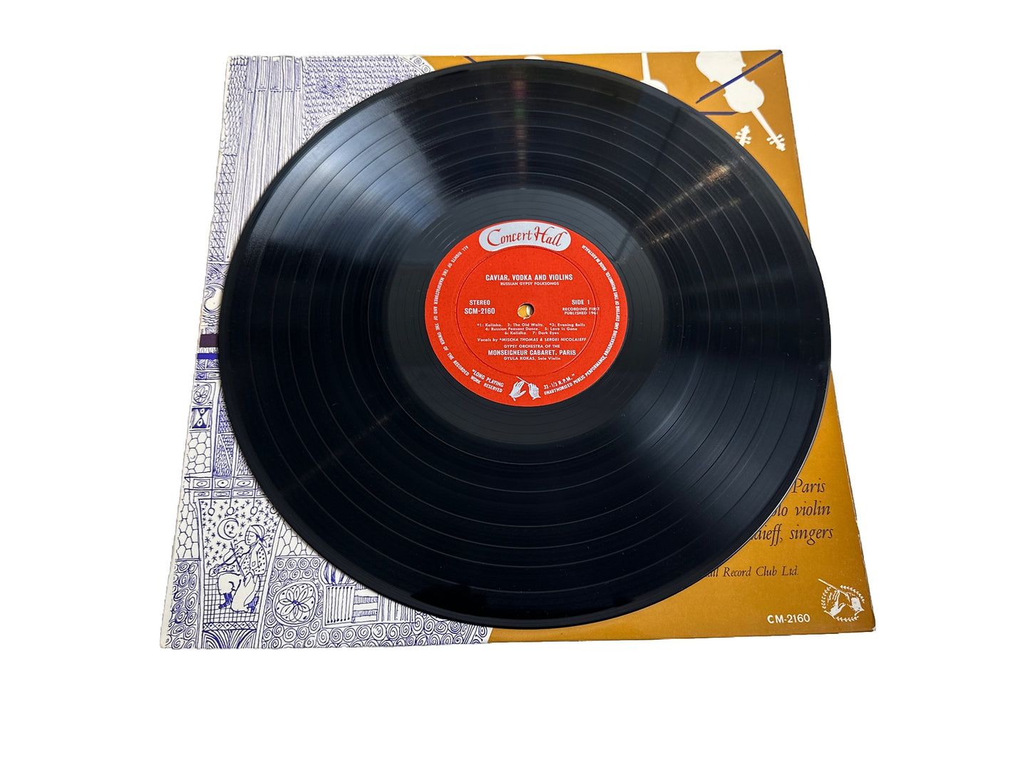 Caviar, Vodka And Violin - Russian Gypsy Music - 12" Vinyl Record 3611