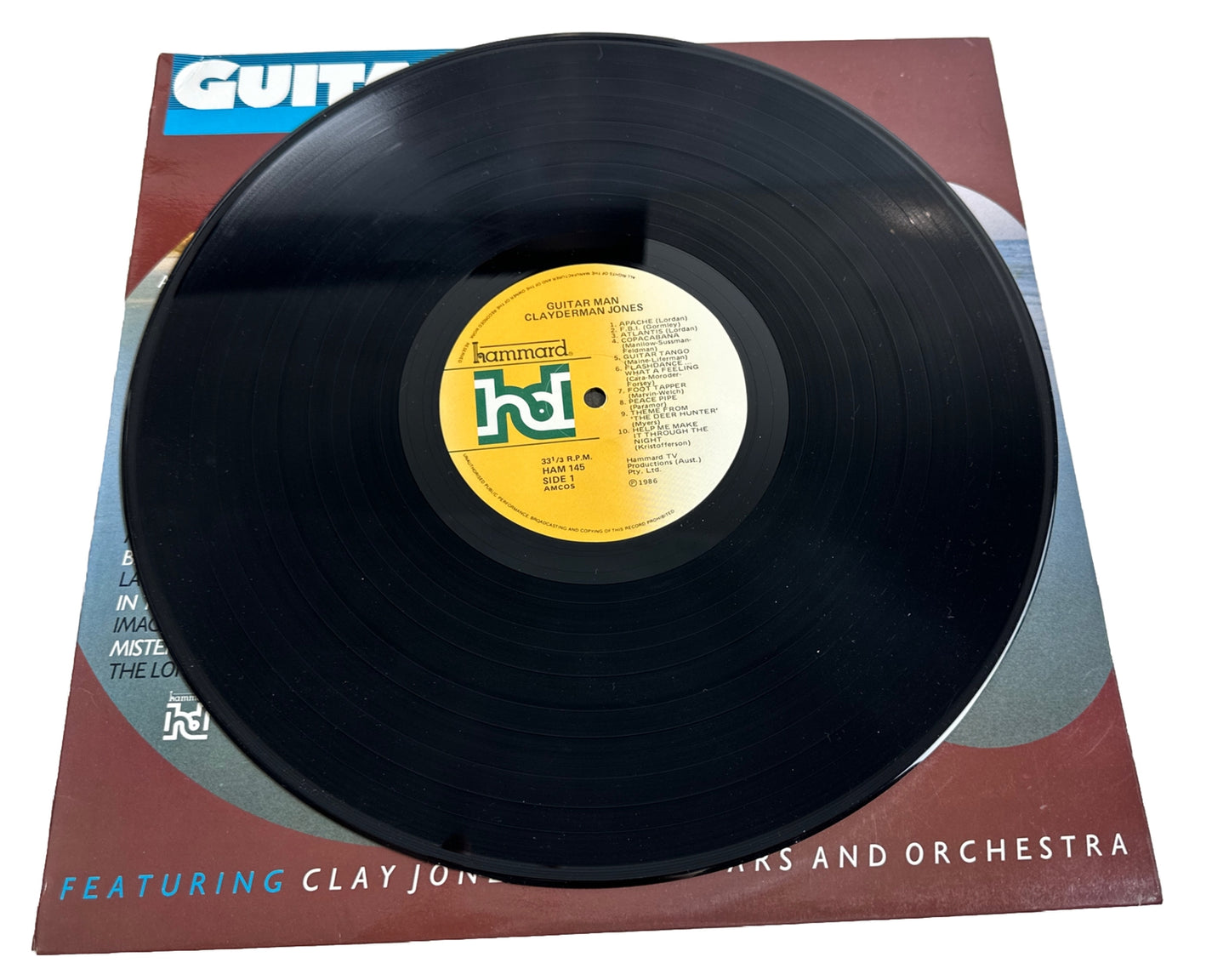 Clay Jones , His Guitars And Orchestra – Guitar Man - 12" Record 4414