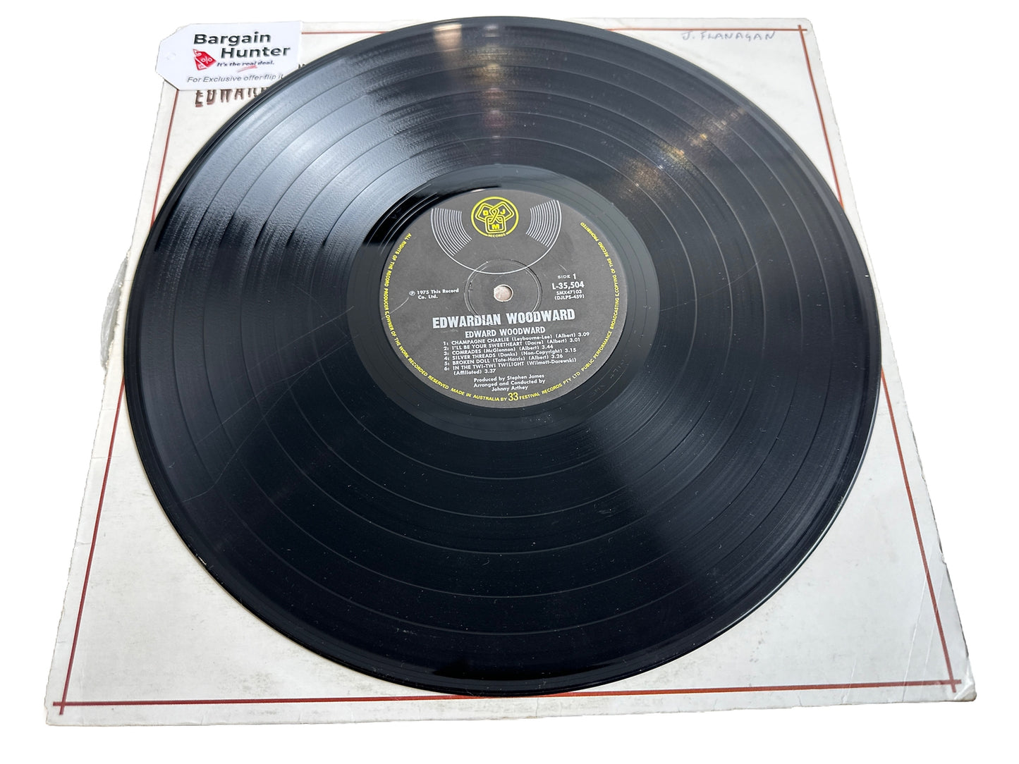 Edward Woodward - Edwardian Woodward - 12" Record 4401