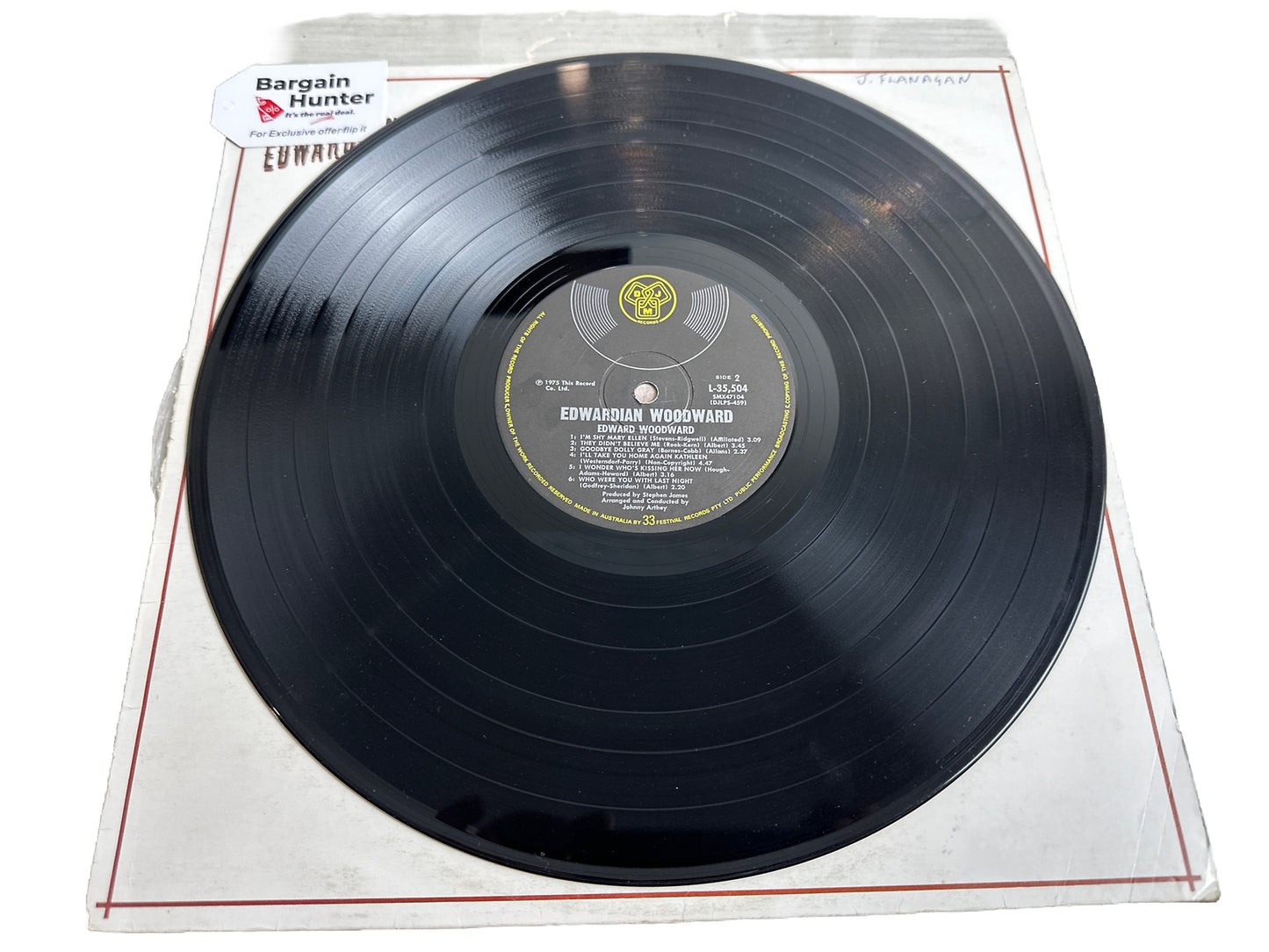 Edward Woodward - Edwardian Woodward - 12" Record 4401