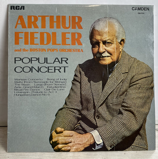 ARTHUR FIEDLER BOSTON POPS ORCHESTRA - POPULAR CONCERT - 12" Record 4406