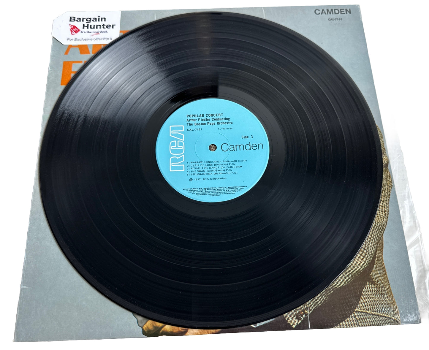 ARTHUR FIEDLER BOSTON POPS ORCHESTRA - POPULAR CONCERT - 12" Record 4406