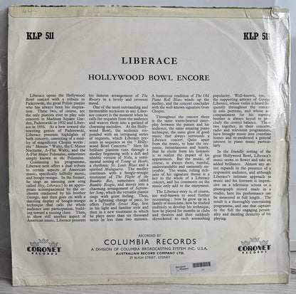 Liberace - Hollywood Bowl Encore - 12" Record 4489