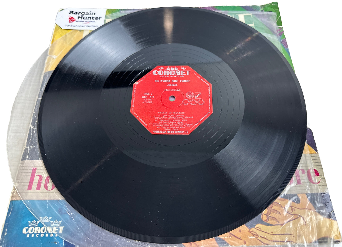Liberace - Hollywood Bowl Encore - 12" Record 4489