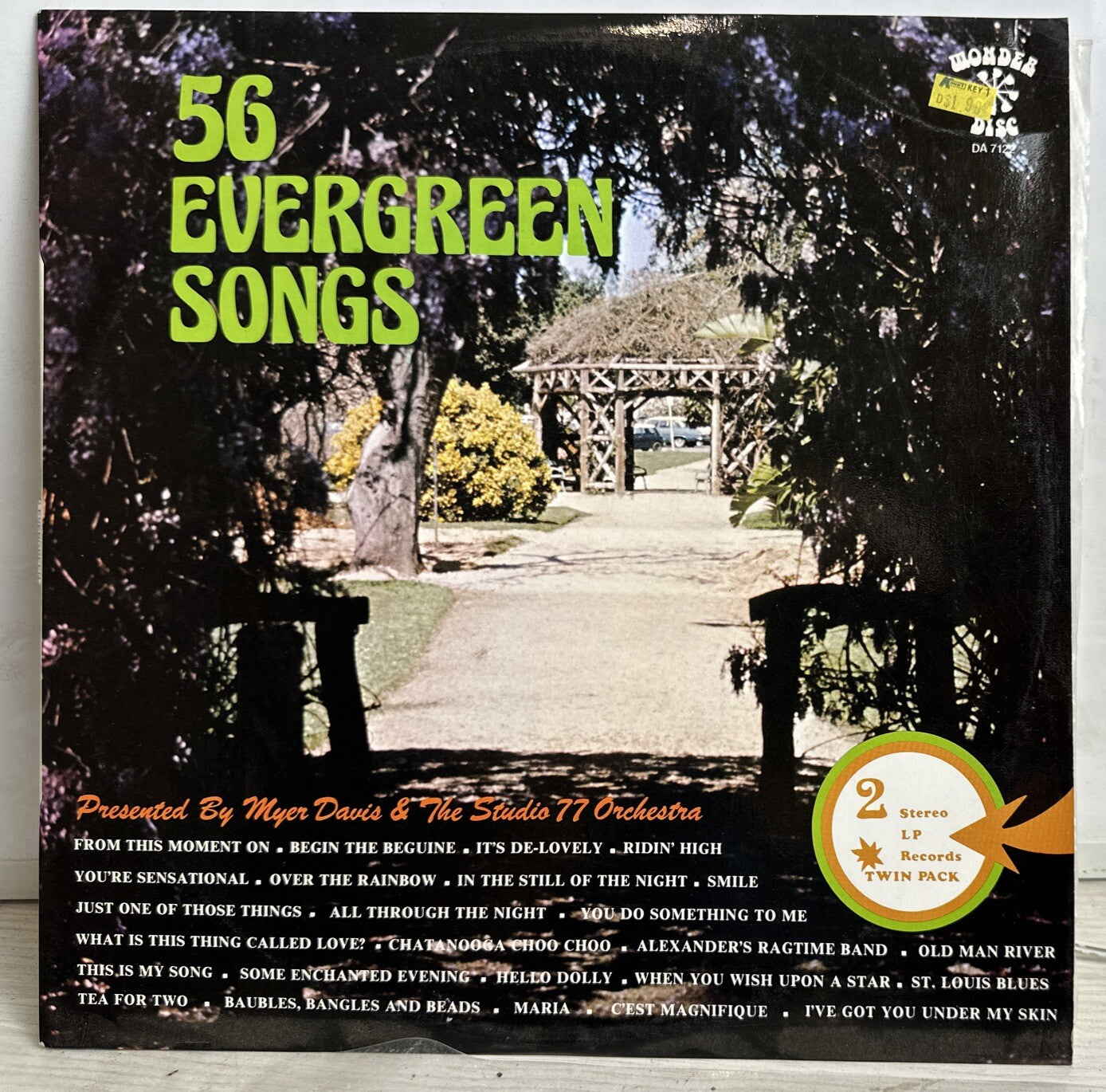 56 Evergreen Songs - Myer Davis & The Studio 77 Orchestra - 12" Record 4418