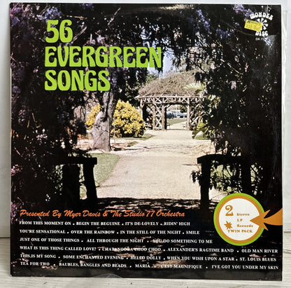 56 Evergreen Songs - Myer Davis & The Studio 77 Orchestra - 12" Record 4418