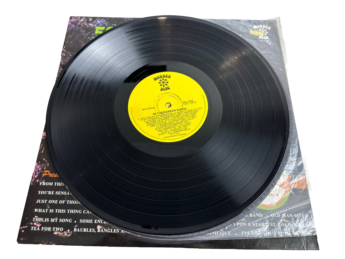 56 Evergreen Songs - Myer Davis & The Studio 77 Orchestra - 12" Record 4418