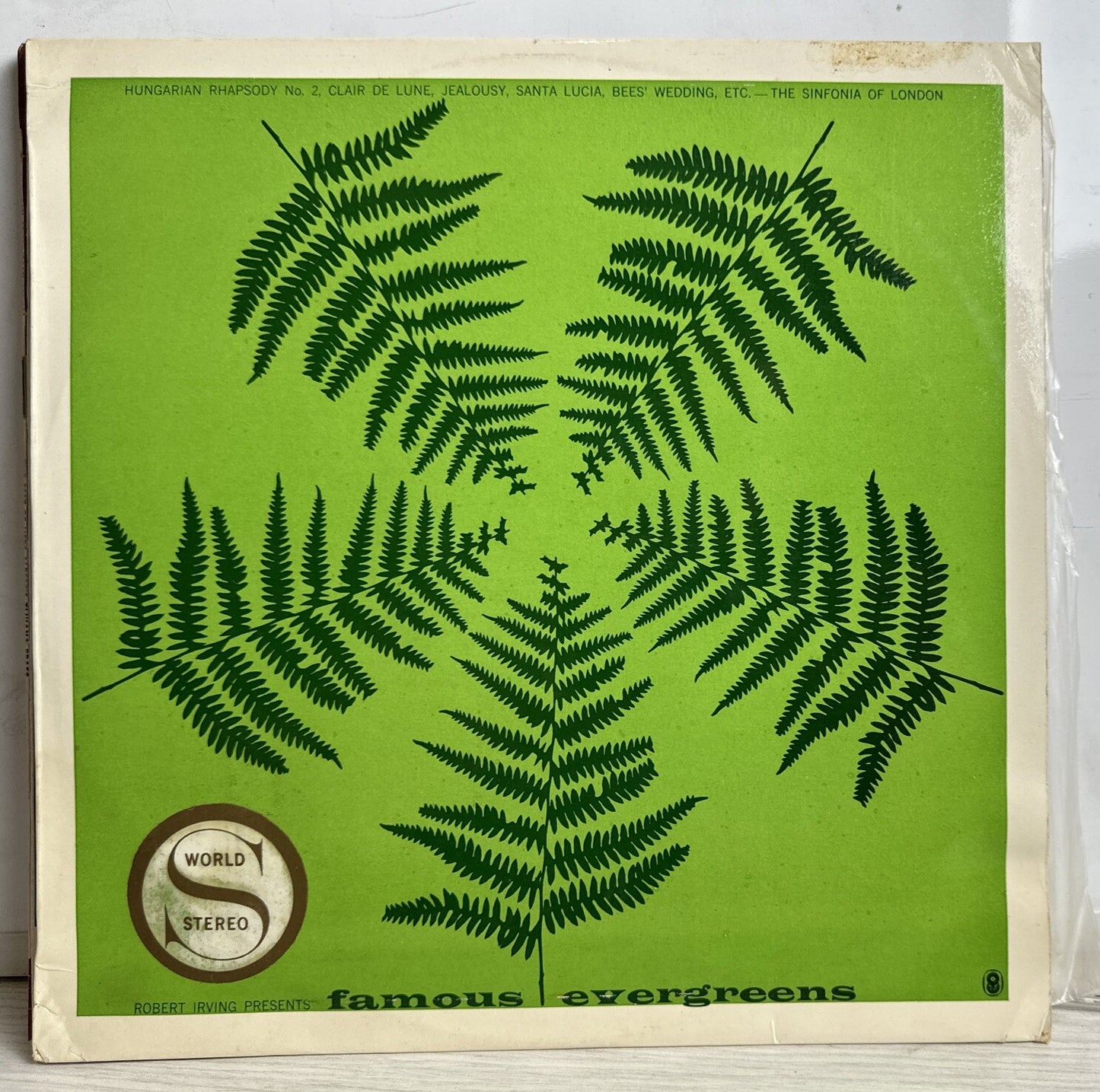 Robert Irving - Famous Evergreens - 12" Record 4012