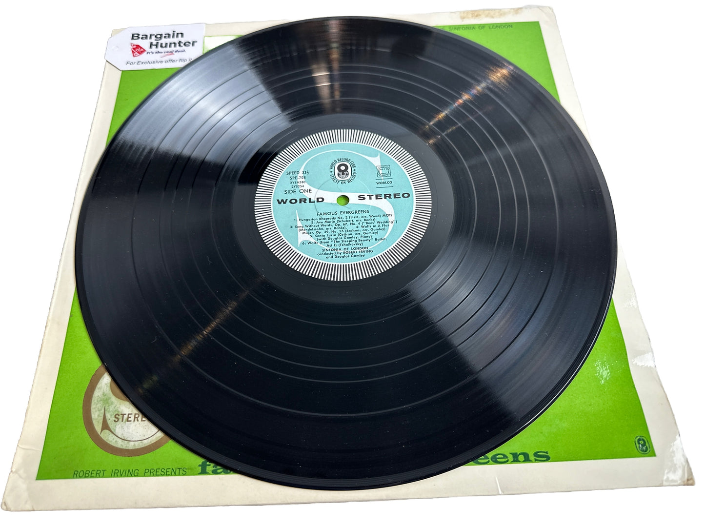 Robert Irving - Famous Evergreens - 12" Record 4012