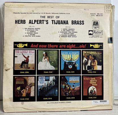 The Best Of Herb Alpert's Tijuana Brass  - 12" Record 3941