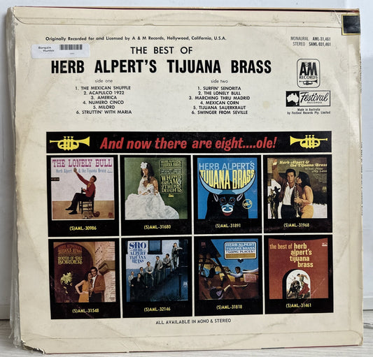 The Best Of Herb Alpert's Tijuana Brass  - 12" Record 4030