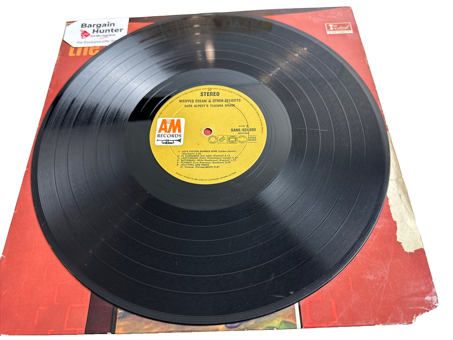 The Best Of Herb Alpert's Tijuana Brass  - 12" Record 4030