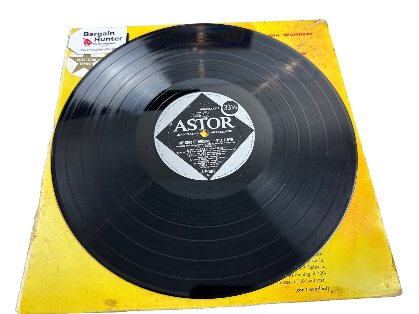 The King Of Organs Played By Bill Floyd - 12" Record 3882