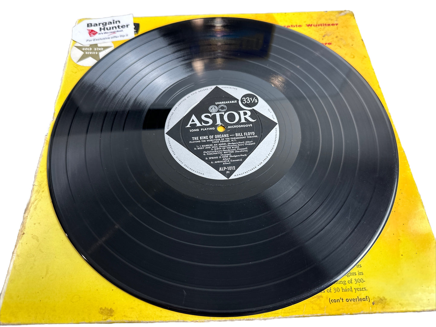 The King Of Organs Played By Bill Floyd - 12" Record 3882