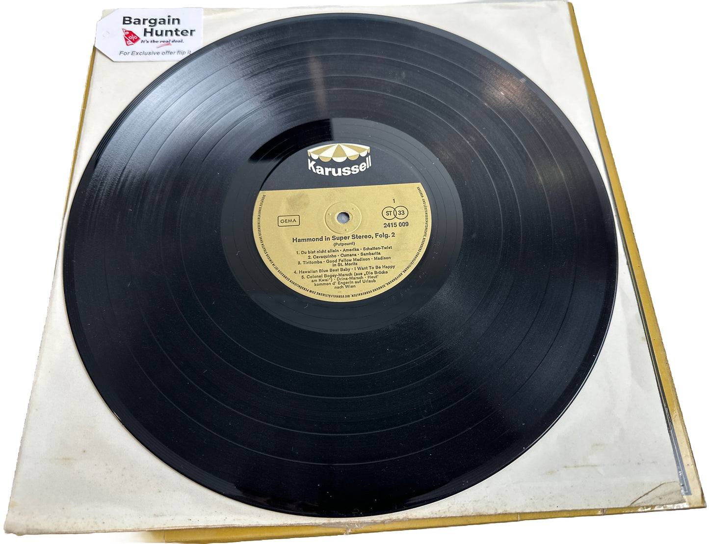 Hammond In Super Stereo - 12" Record 3885