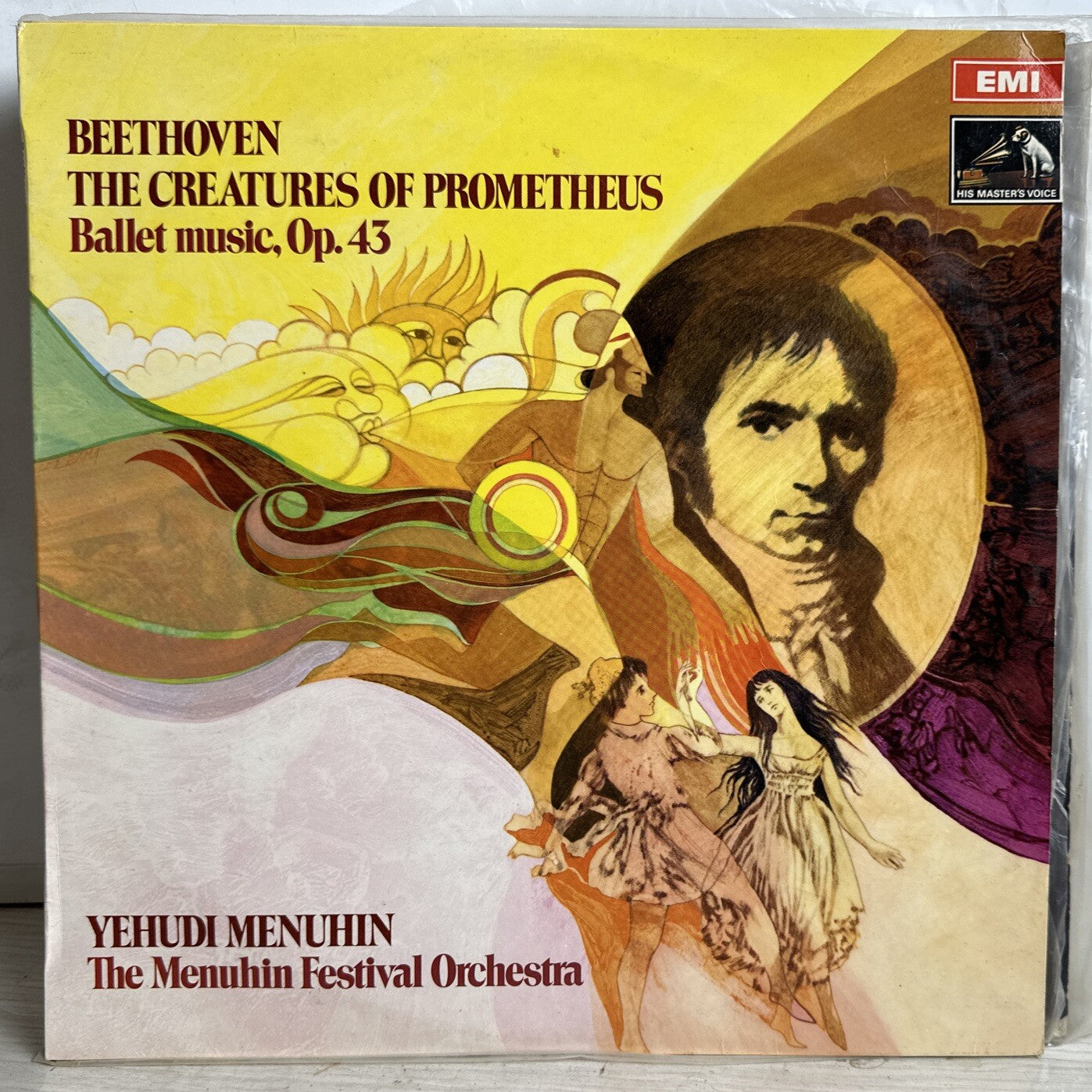 Beethoven - The Creatures of Prometheus Ballet Music Op. 43 Menuhin - 12" Record