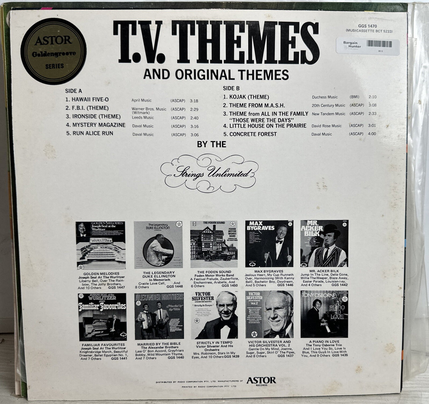 T.V. Themes - Theme From All In The Family - 12" Vinyl Record 3613