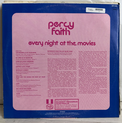 Percy Faith - Every Night At The Movies - 12" Vinyl Record 3627
