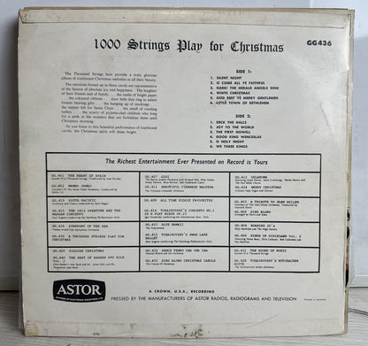 Sounds Of A Thousand Strings Play For Christmas - 12" Vinyl Record 3921