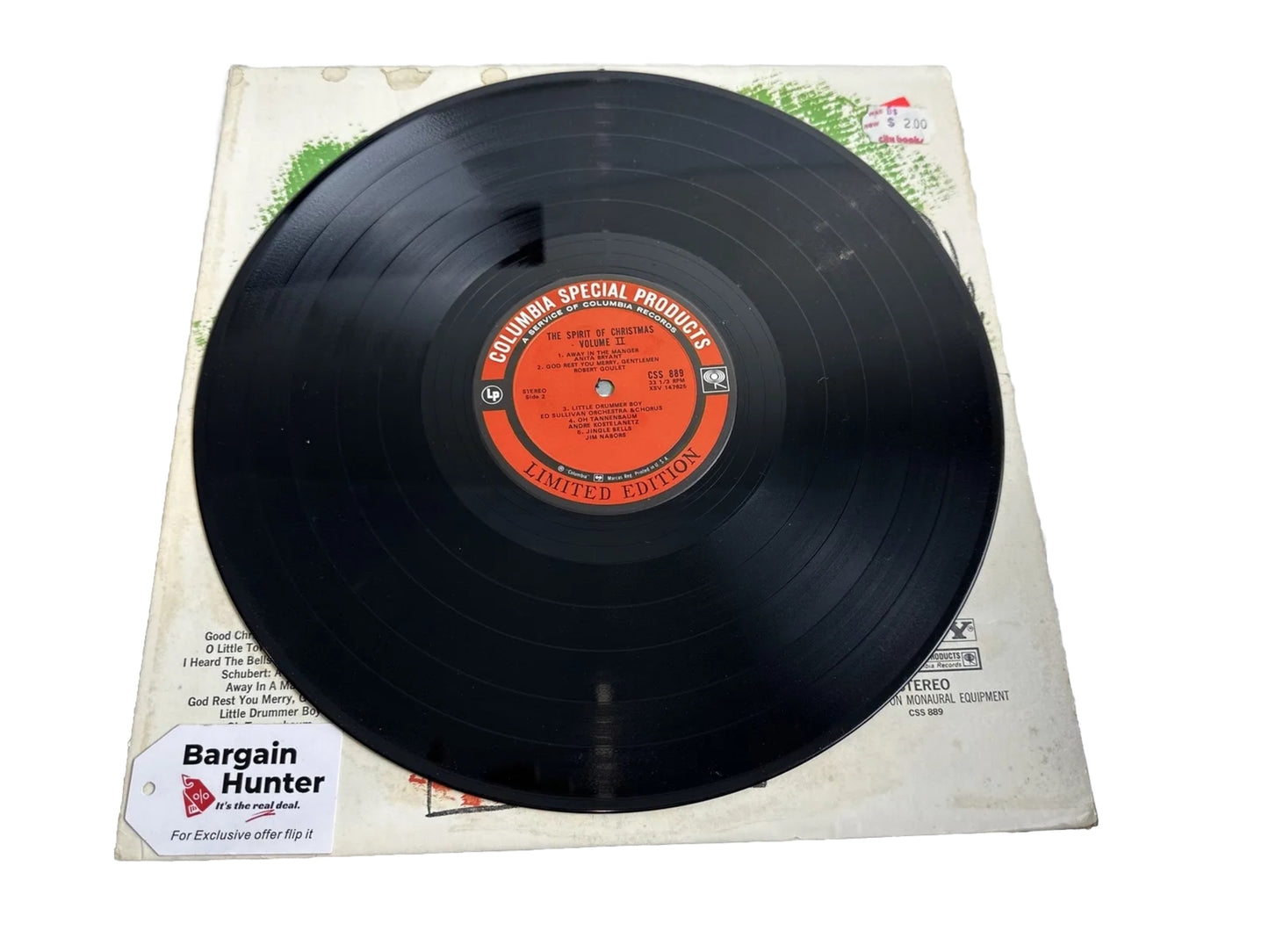 The Spirit Of Christmas Volume 2 - 12" Vinyl Record 3606