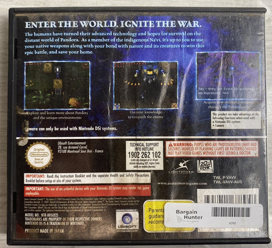 James Cameron's Avatar The Game - Nintendo DS 2DS 3DS - Ok Condition - 4262