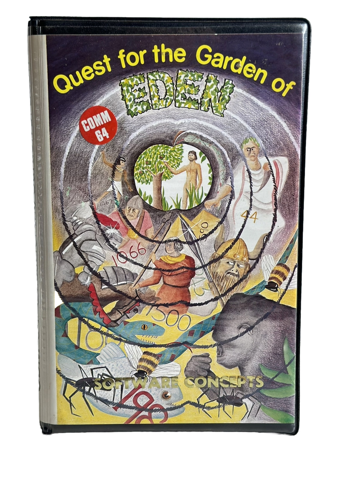 Quest For The Garden Of Eden - Commodore 64  - In Good Condition - 4581