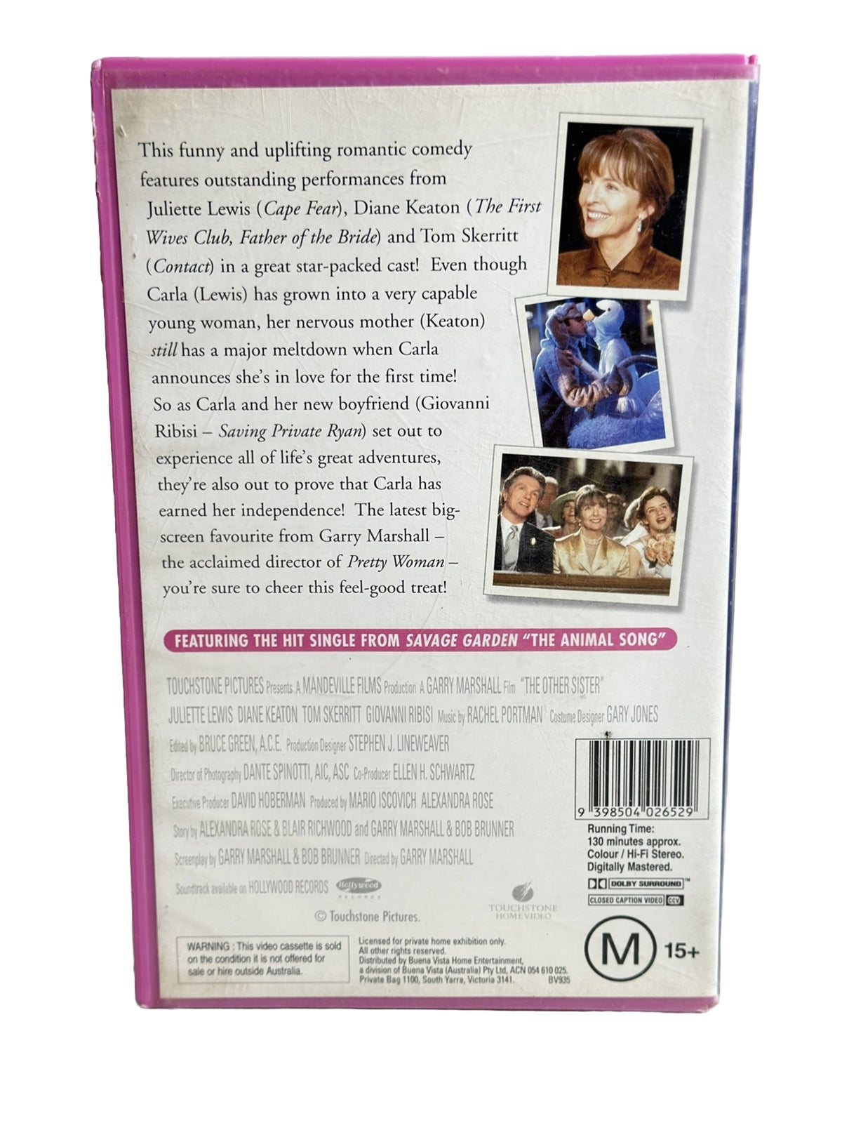 The Other Sister VHS / VCR Ex-Rental In Ok Condition - 5003