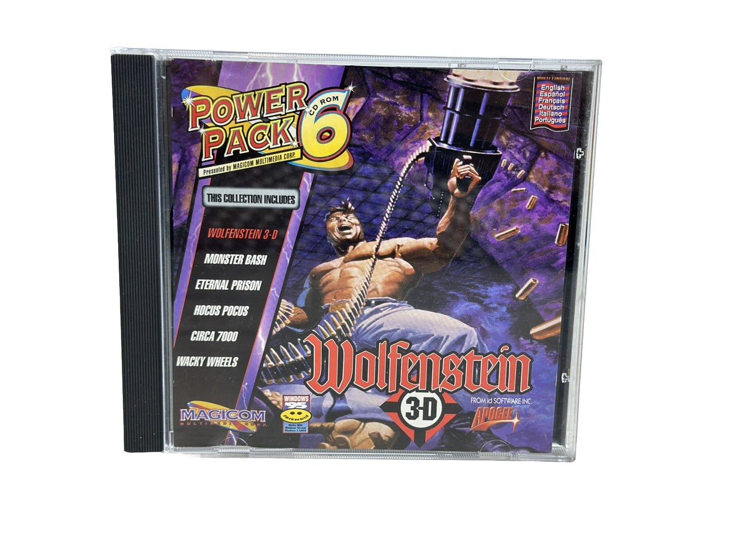 RARE Magicom Collection Featuring Wolfenstein 3D CD Rom Power Pack 6 -  4275