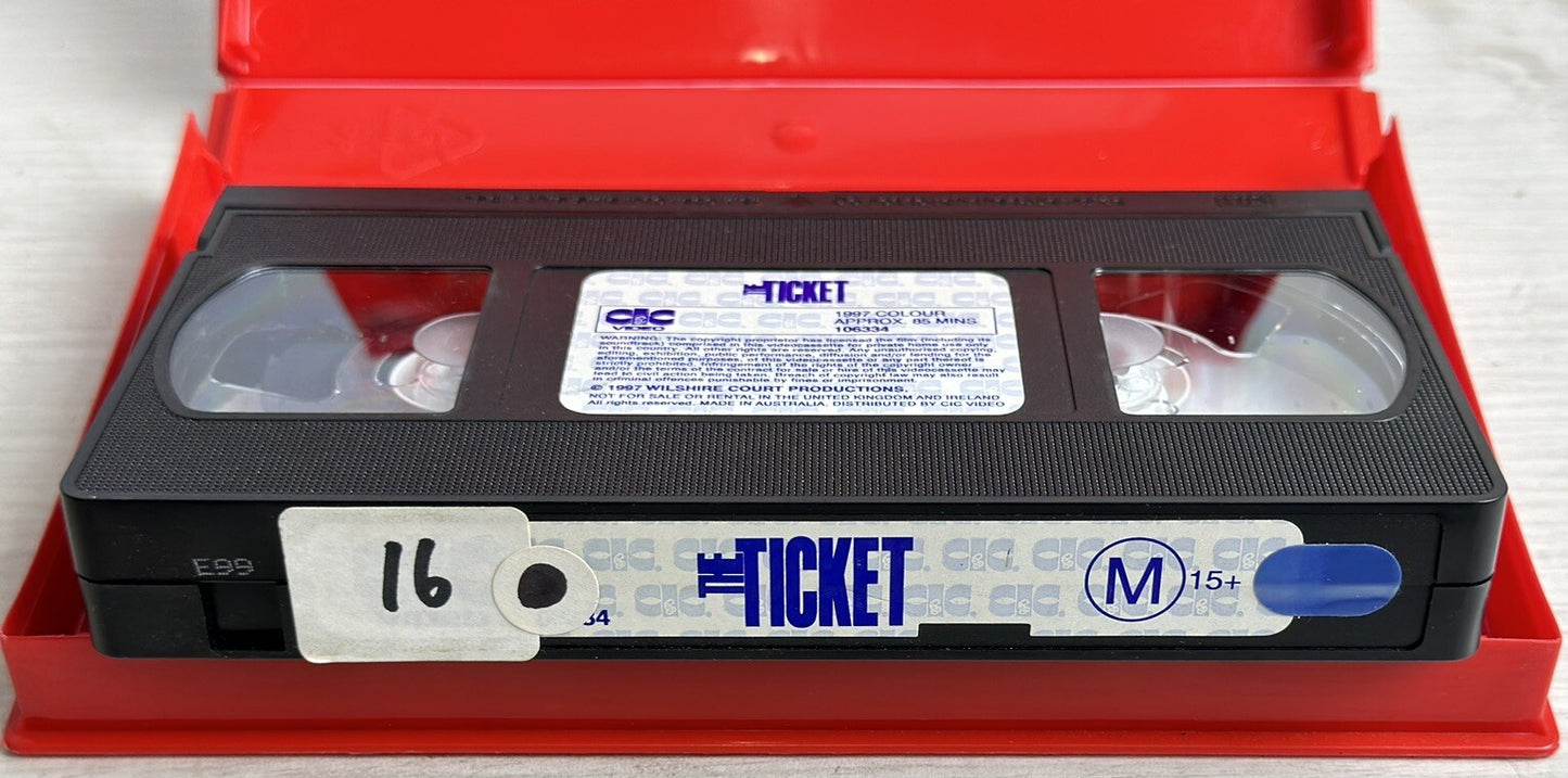 The Ticket VHS / VCR Ex-Rental In Good Condition - 4981