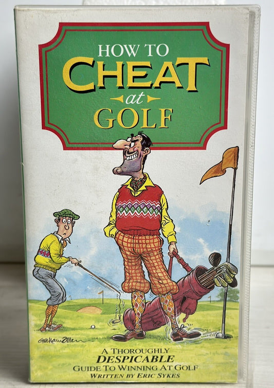 How to Cheat At Golf VHS / VCR In Good Condition - 4976