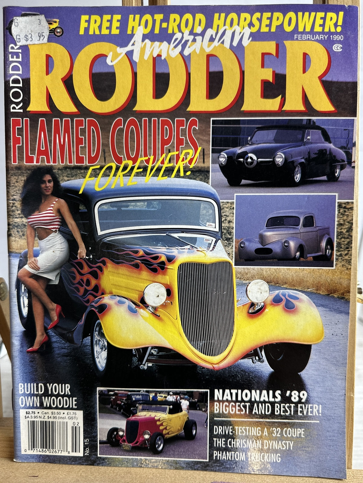 American Rodder Magazine February 1990 In Good Condition