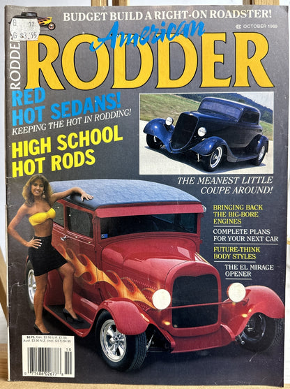 American Rodder Magazine October 1989 In Good Condition