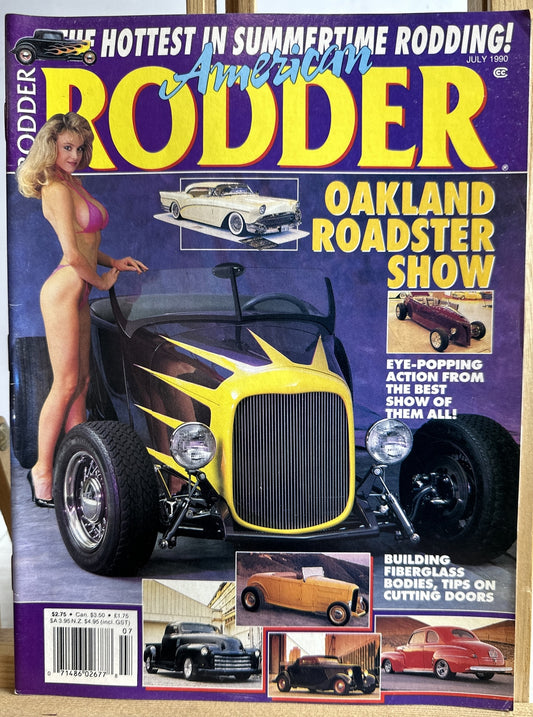 American Rodder Magazine July 1990 In Good Condition