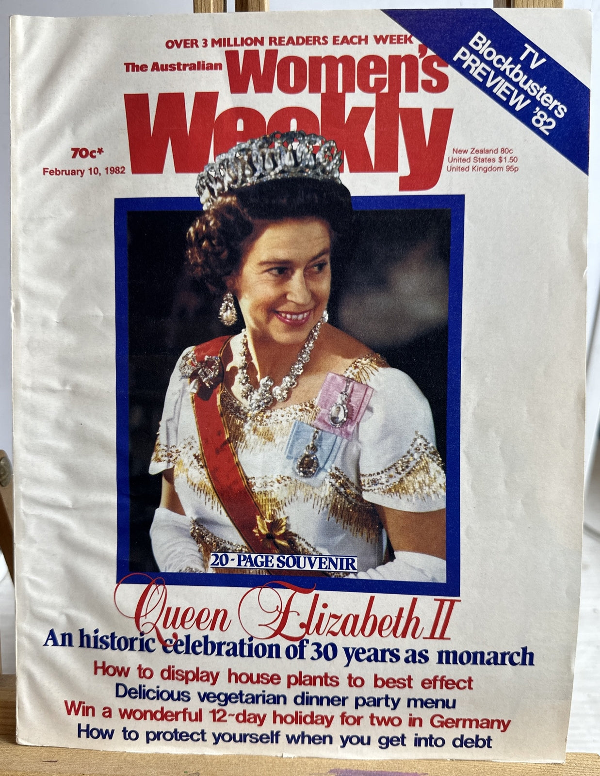 The Australian Women's Weekly February 10, 1982 Vintage Magazine In VGC