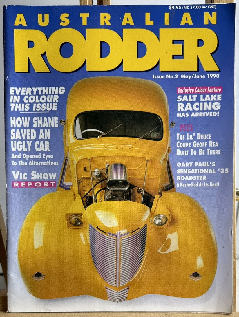 Australian Rodder Magazine Issue No.2 May/June 1990 In Good Condition