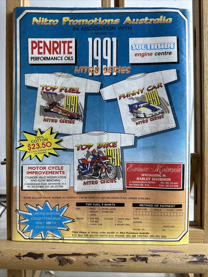 Dragster Australia Magazine No.302 January 1991 In Good Condition