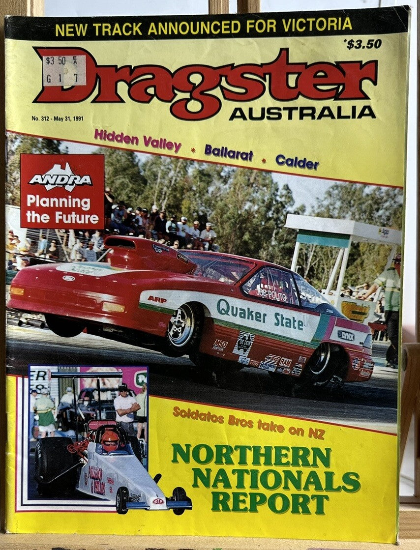Dragster Australia Magazine No.312 May 1991 In Good Condition