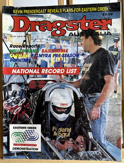 Dragster Australia Magazine No.313 June 1991 In Good Condition