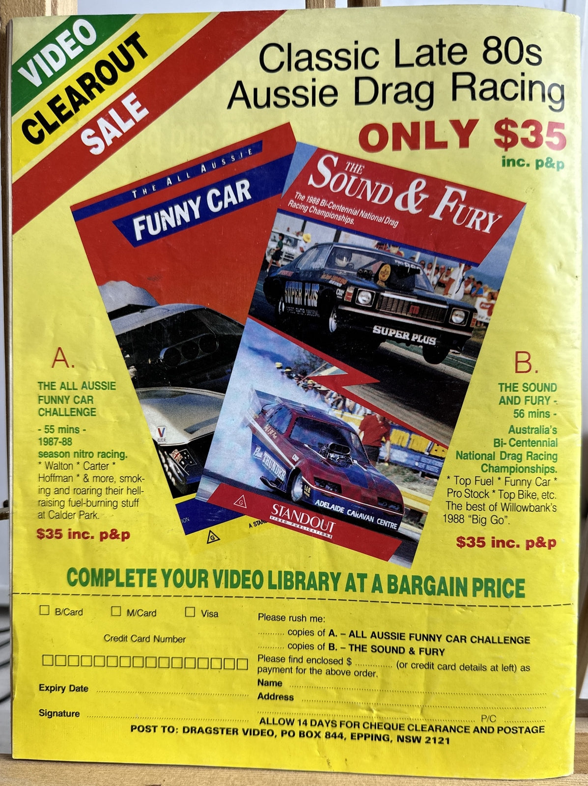 Dragster Australia Magazine No.313 June 1991 In Good Condition